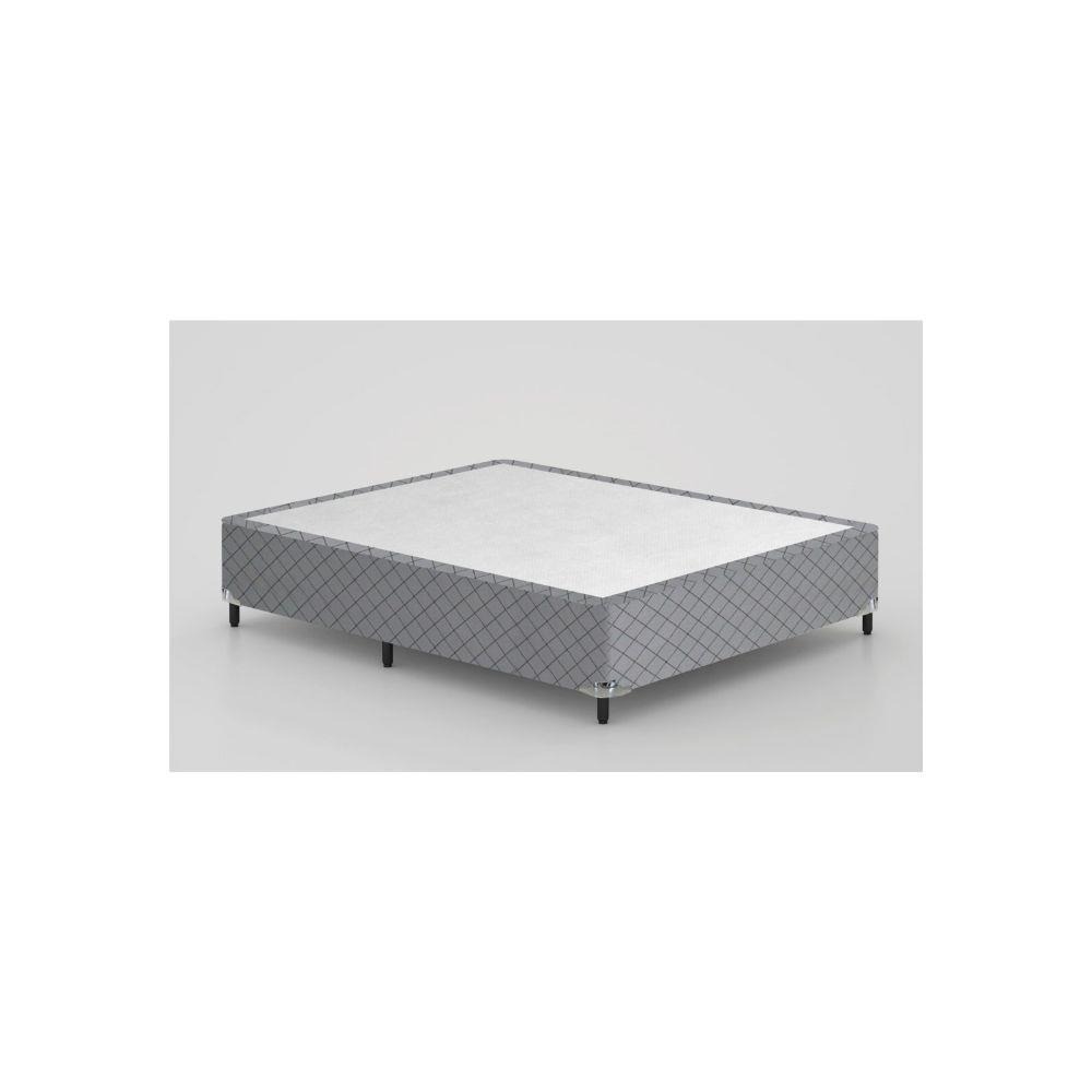 Base PLUMATEX Milano Cinza 138X188X25
