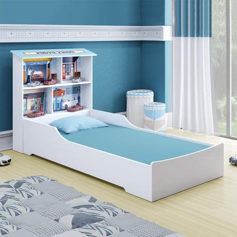 Cama Juvenil TIGUS mimus - Auto Posto Branco Acet.